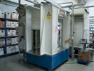 ADAL powder coating station